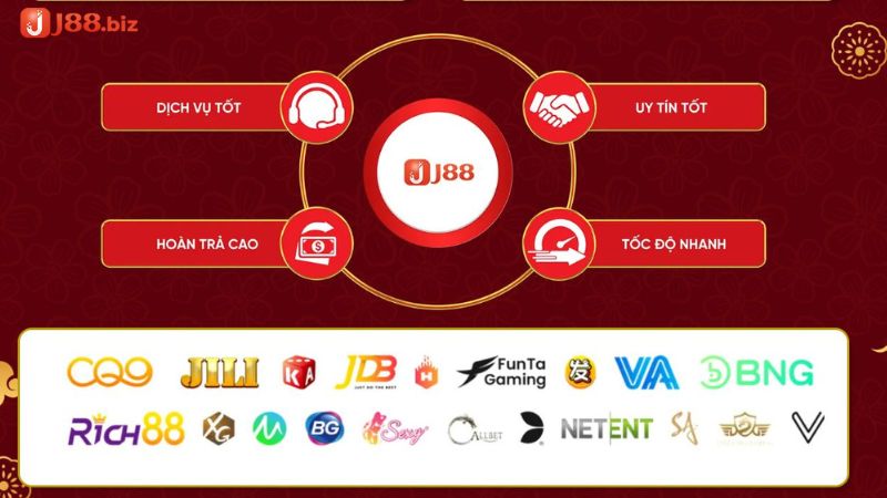 Nhà cái J88 là đơn vị đi đầu trong lĩnh vực giải trí trực tuyến