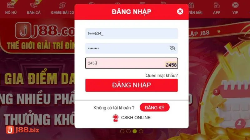 Truy cập vào web -> Đăng nhập