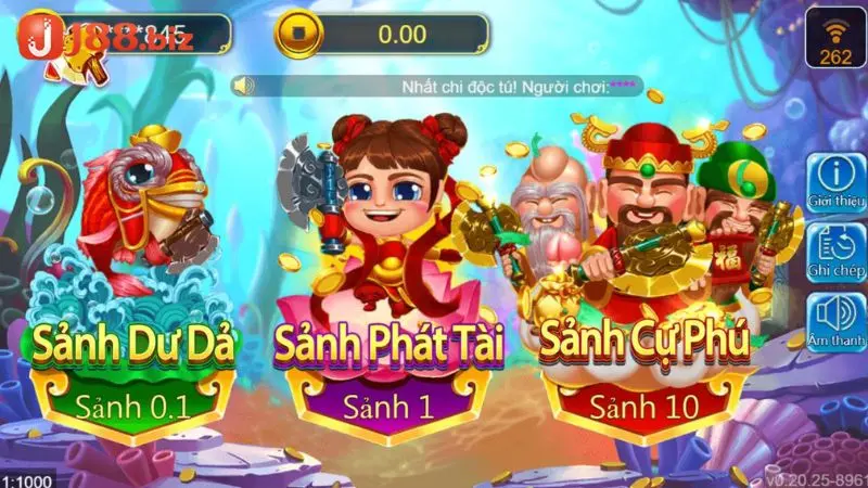 Giao diện bắn cá J88 cuốn hút